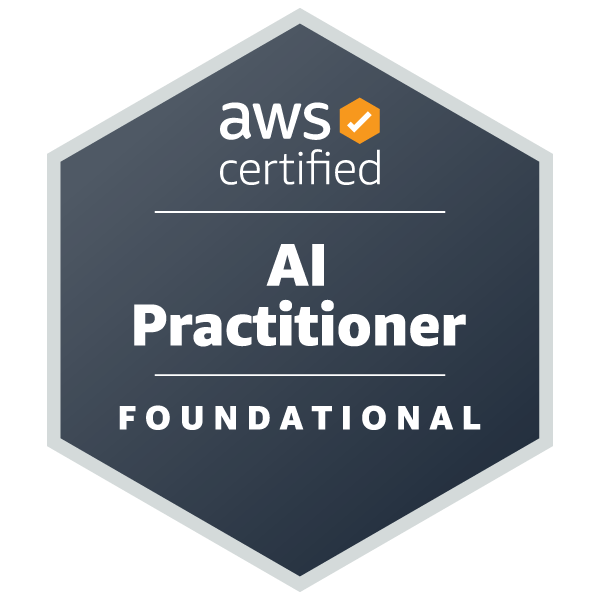 AWS AI Practitioner Badge image